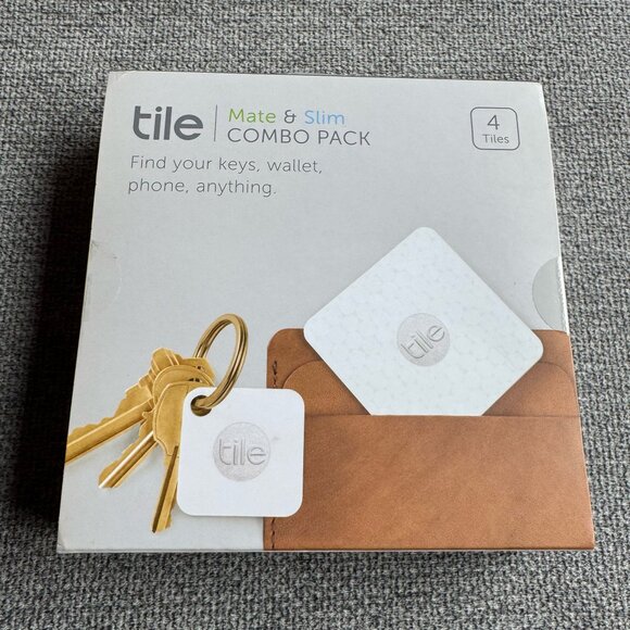 Tile RT16004 Mate and Slim Combo Item Tracker - White/Gray New Seal - Picture 3 of 5